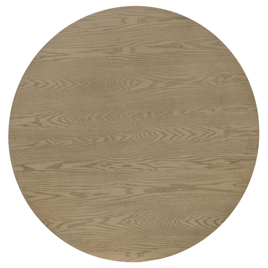 Hamlyn 47-inch Round Wood Dining Room Table Natural Oak