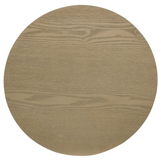 Hamlyn 43-inch Round Wood Counter Height Dining Table Natural Oak