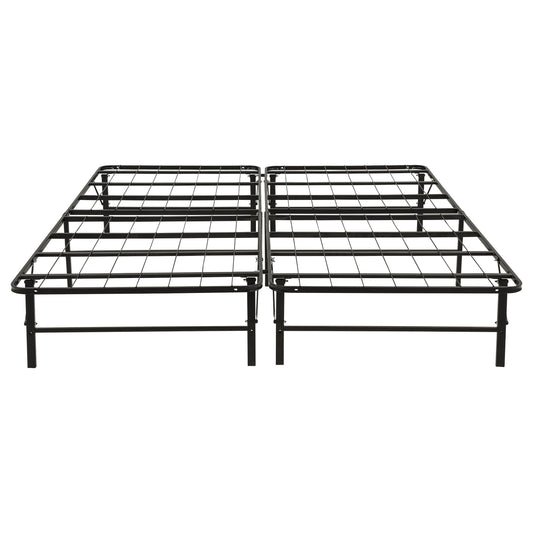 Kramer California King Folding Metal Bed Frame Black