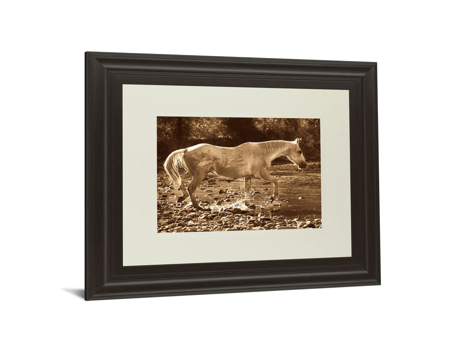 The Crossing By Wendy Caro - Framed Print Wall Art - Light Brown