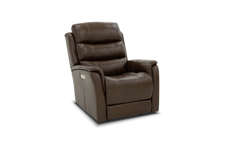 Mooresville - Triple Power Zero Gravity Recliner With Headrest & Lumbar System & Air Massage System - Coffee
