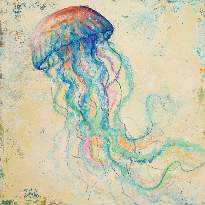 Framed - Creatures Of The Ocean I By Patricia Pinto - Beige