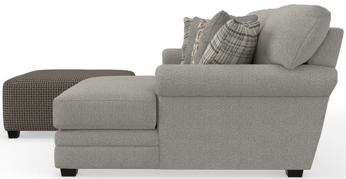 Livingston - Sectional With Comfort Coil Seating, 40" Cocktail Ottoman And Accent Pillows Included