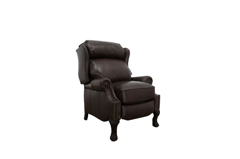 Danbury - Push Thru The Arm Recliner - Clifton-Chocolate