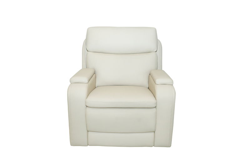 Gunner - Recliner With Power And Power Headrest - Almond
