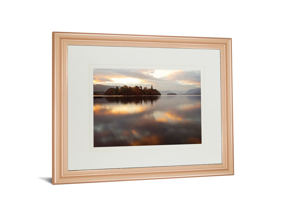 Golden Lake By Peter Adams - Wall Art - Beige