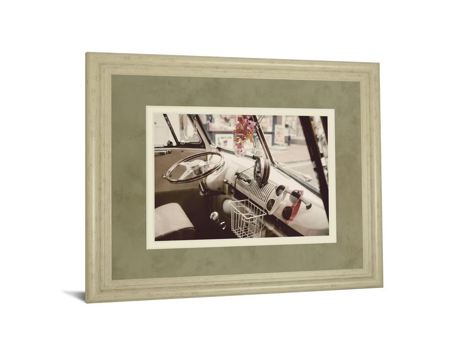 Cool Cats By Gail Peck - Framed Print Wall Art - Light Brown