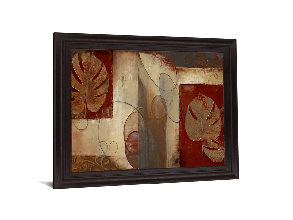 Bronze Silhouette - 28" x 34" Framed Wall Art - Dark Brown