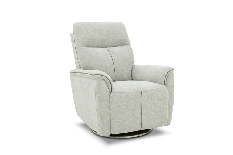 Mable - Triple Power Swivel Recliner With Headrest & Lumbar System