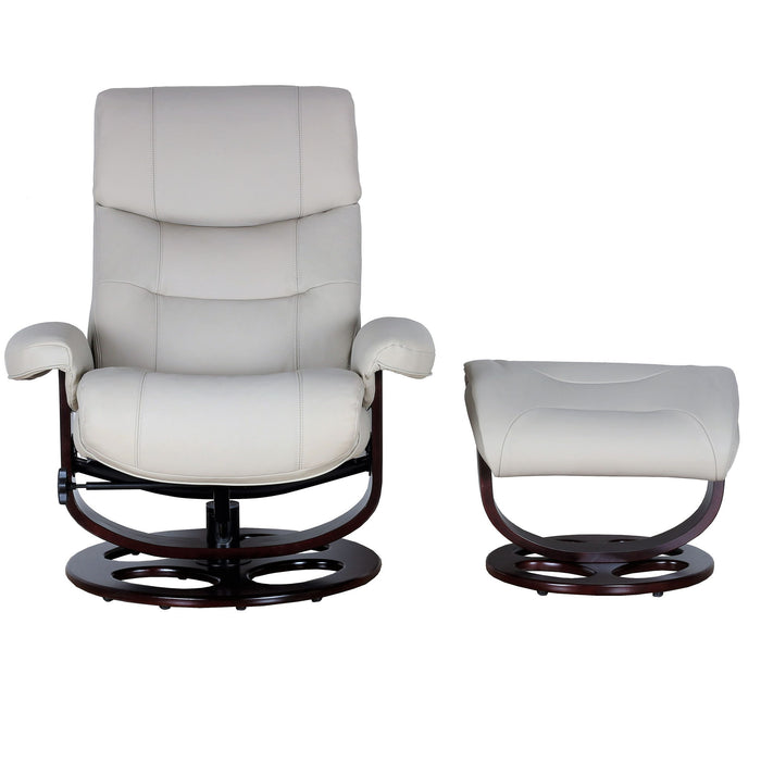 Dawson - Swivel Pedestal Recliner And Ottoman