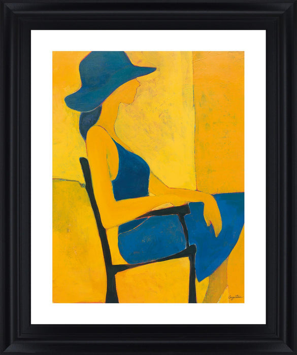Golden Leisure - 28" x 34" Framed Wall Art