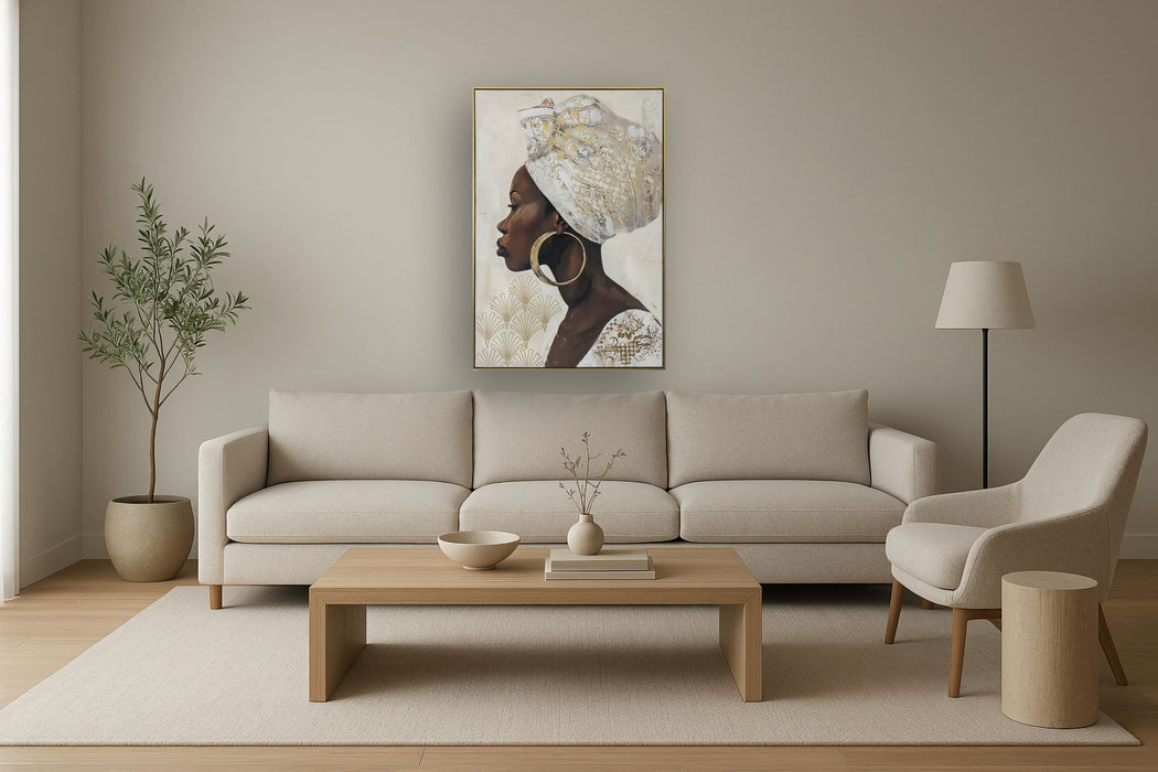 Regal Gilded Profile - 33" x 48" Framed Wall Art
