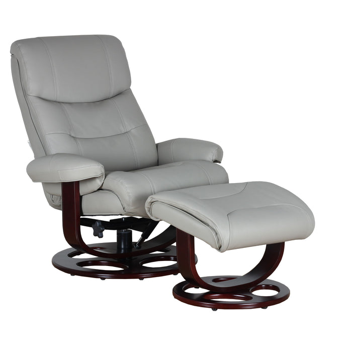 Dawson - Swivel Pedestal Recliner And Ottoman