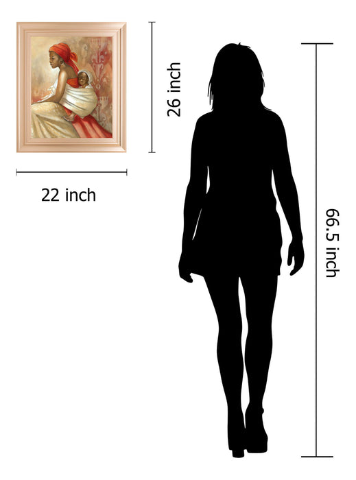 Beauty Of Love Il By Carol Robinson - Framed Print Wall Art - Red