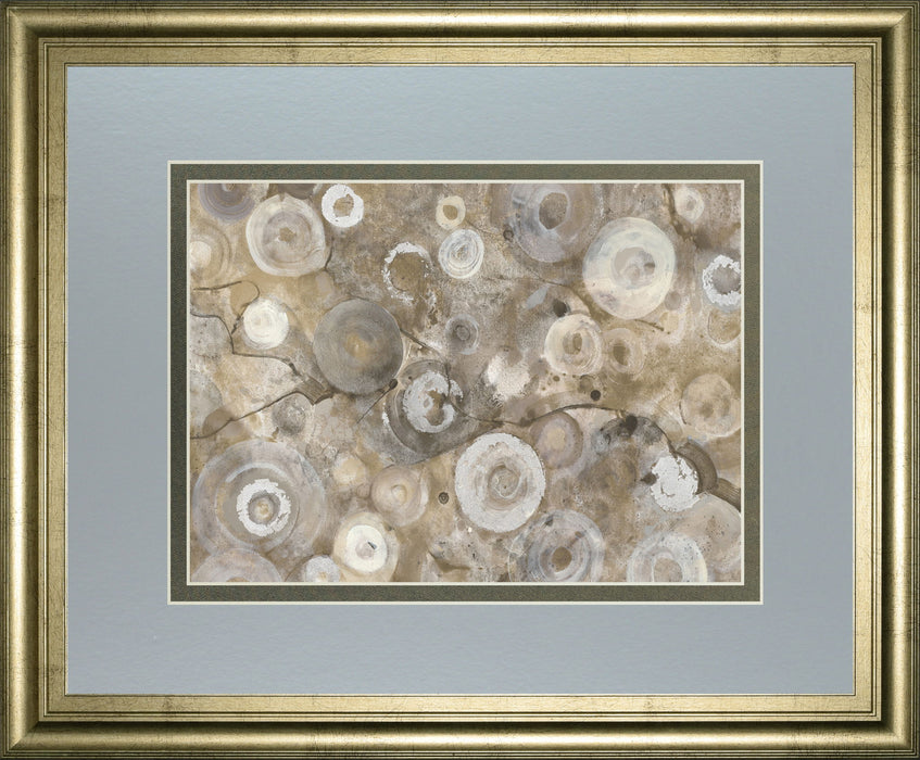 Natural Agate By Albena Hristova - Framed Print Wall Art - Beige