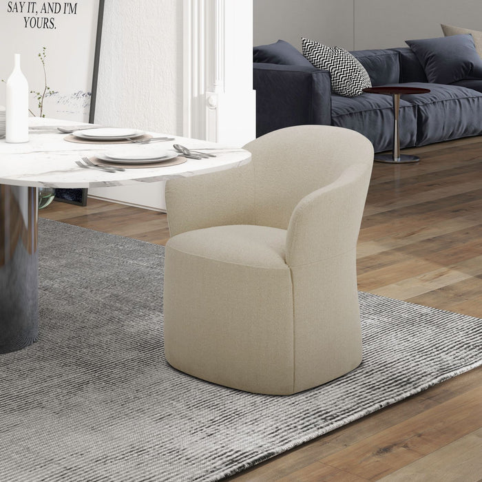 Accent Dining - Accent Chair With Casters
