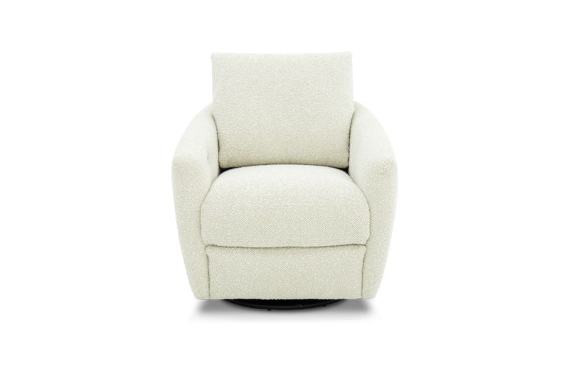 Morrow - Single Power Swivel Recliner With Power Footrest Only - Pearl