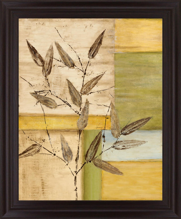 Branch Echo - 28" x 34" Framed Wall Art - Beige