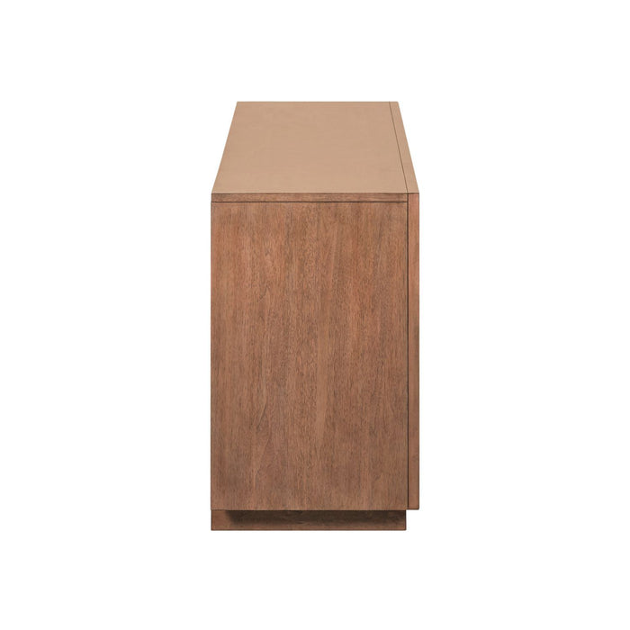 Fireplace TV Consoles - 84'' Fireplace TV Console Multiplees - Light Brown