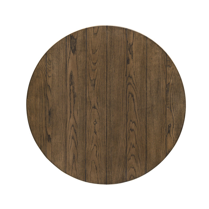 Flaherty - 3 Piece Occasional Set (1 Coffee & 2 End Tables) - Brown / White