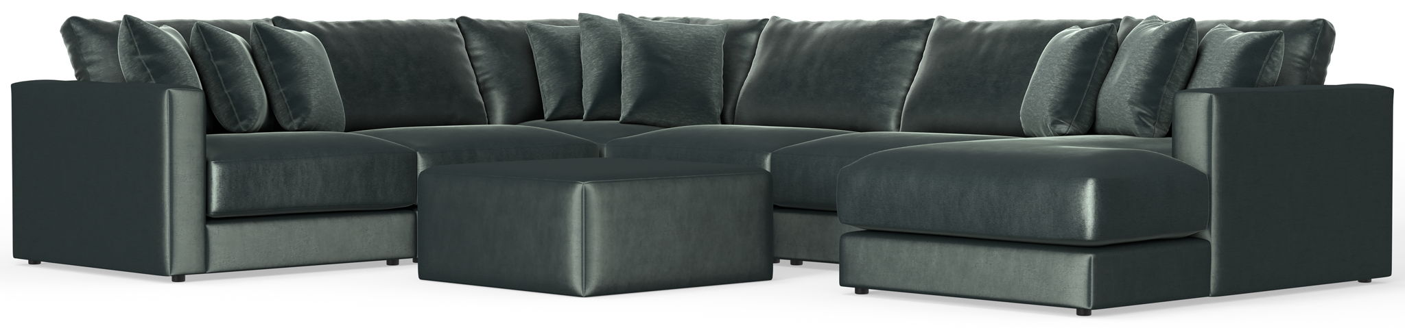 Remington - Modular Sofa And Cocktail Ottoman