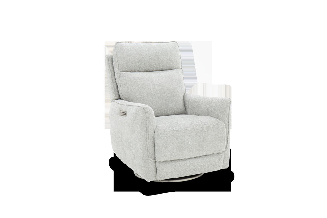 Maben - Triple Power Swivel Recliner With Headrest & Lumbar System
