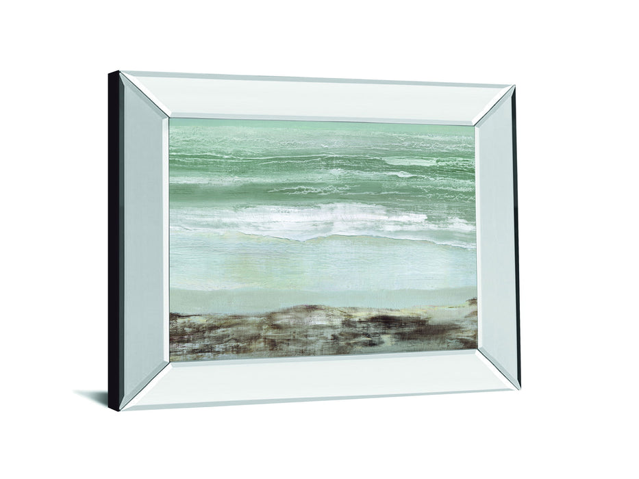 Grey Dawn By Caroline - Mirror Framed Print Wall Art - Gray
