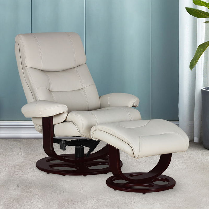 Dawson - Swivel Pedestal Recliner And Ottoman