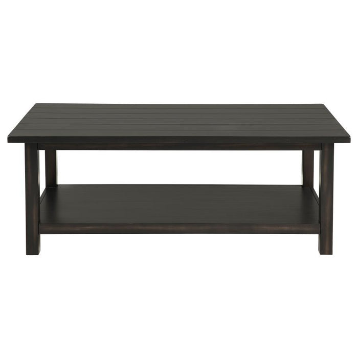 Payne - Wood Coffee Table with Shelf