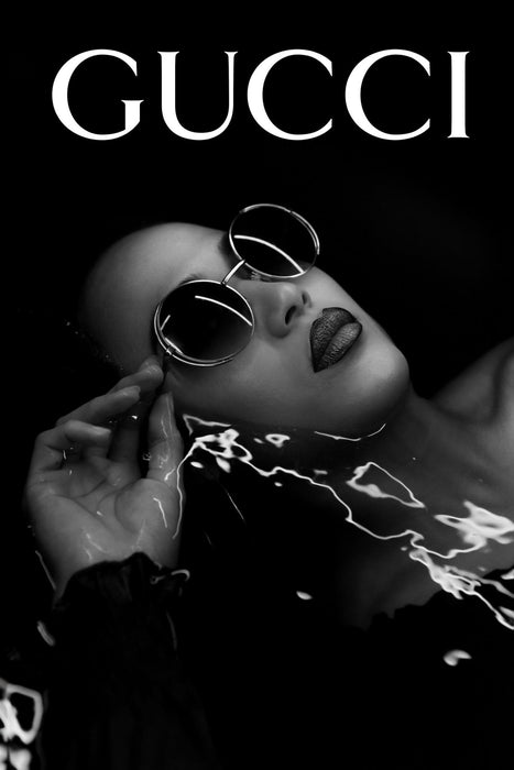 Noir Reflections - 32" x 48" Framed Wall Art