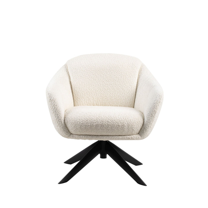 Fleming - Boucle Swivel Lounge Chair