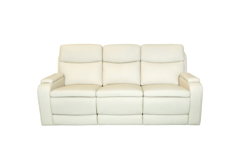 Gunner - Sofa Recliner With Power And Power Headrest - Almond