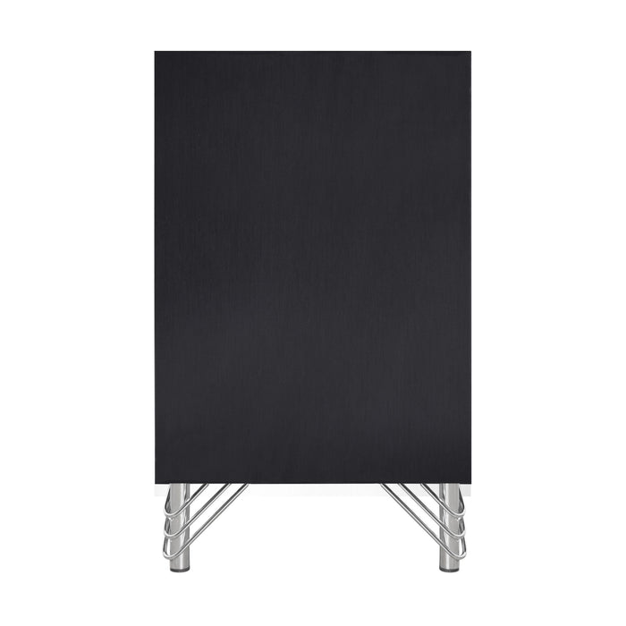 Ava - 2 Drawer Nightstand - Ebony