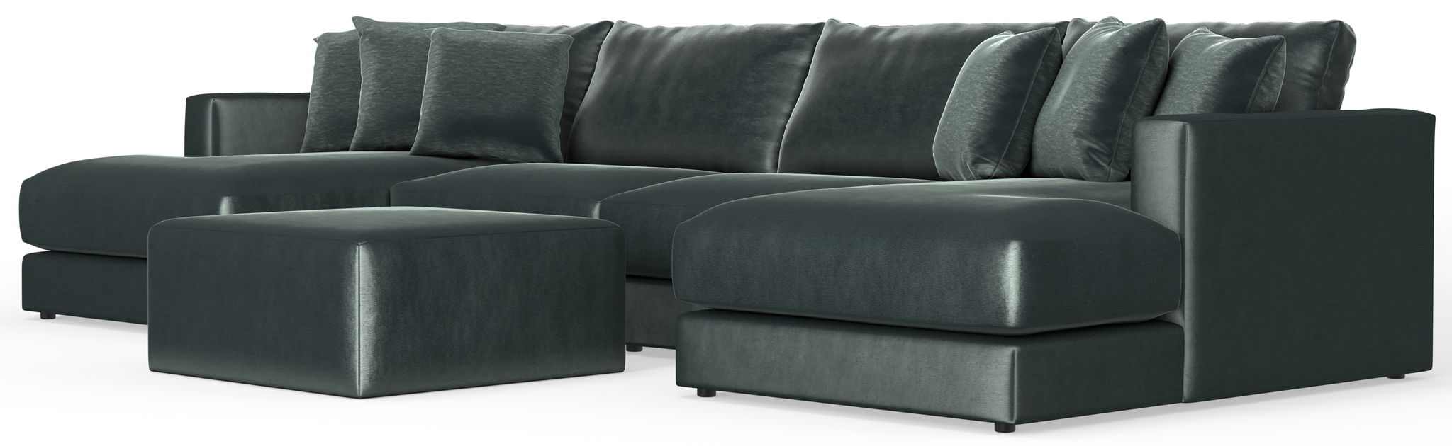 Remington - Modular Sofa And Cocktail Ottoman