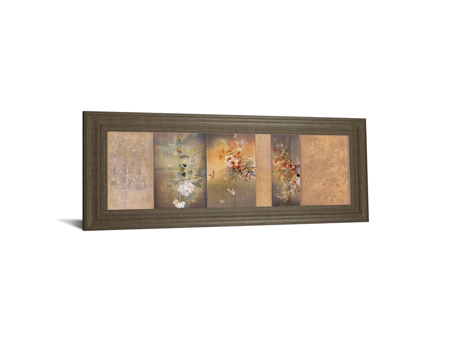 Tea Garden I By Douglas - Framed Print Wall Art - Beige