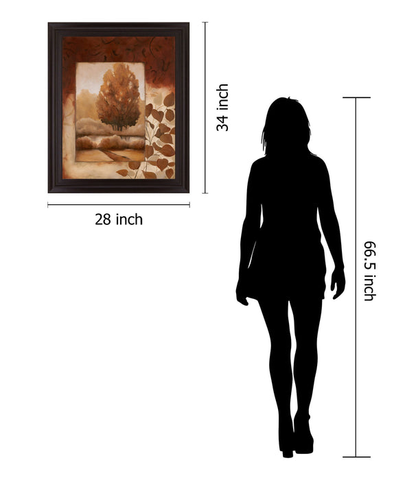 Copper Woodland View - 28" x 34" Framed Wall Art