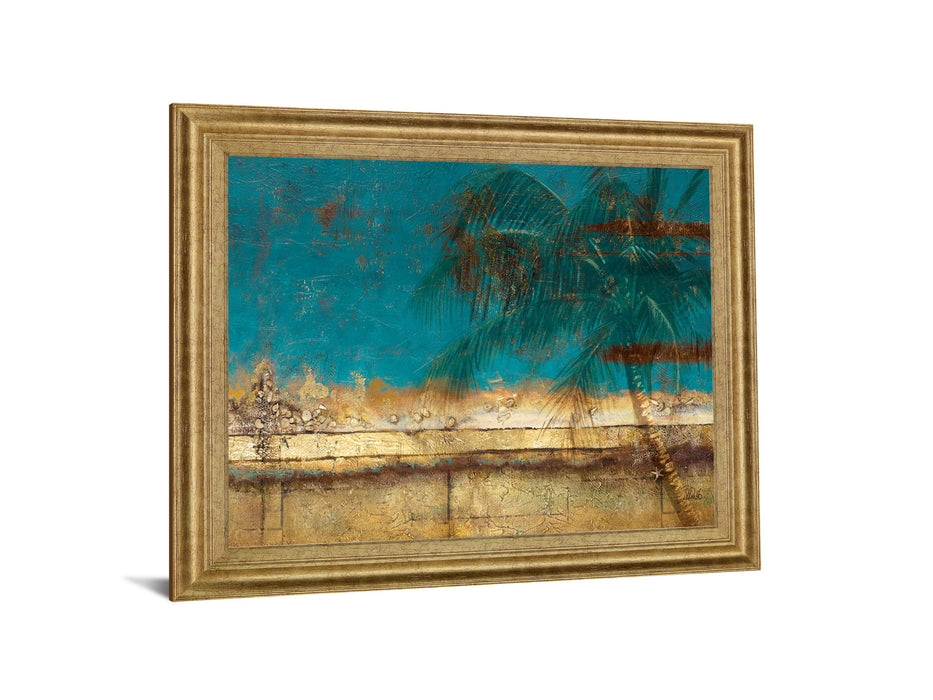 Golden Oasis - 28" x 34" Framed Wall Art