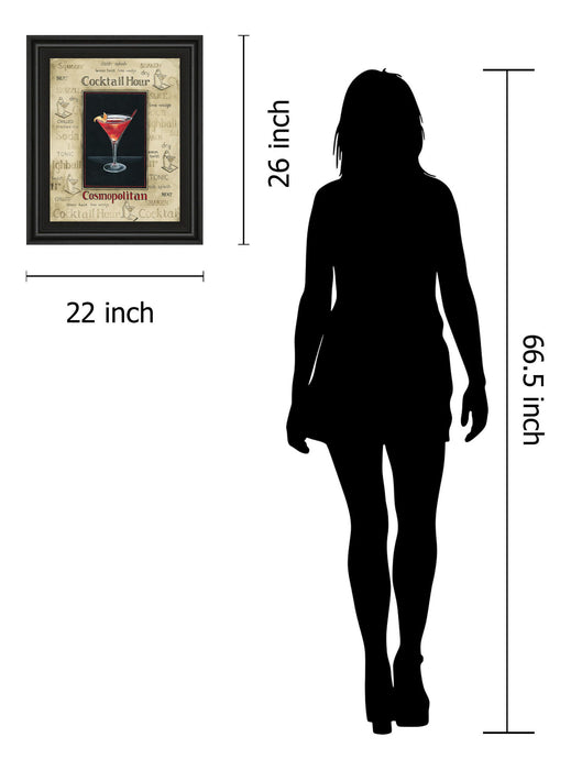 Cosmopolitan By Gregory Gorham - Framed Print Wall Art - Red