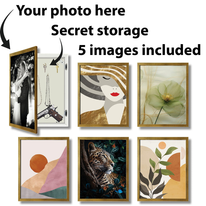 Chic Hideaway Series - 17" x 21" Framed Wall Art