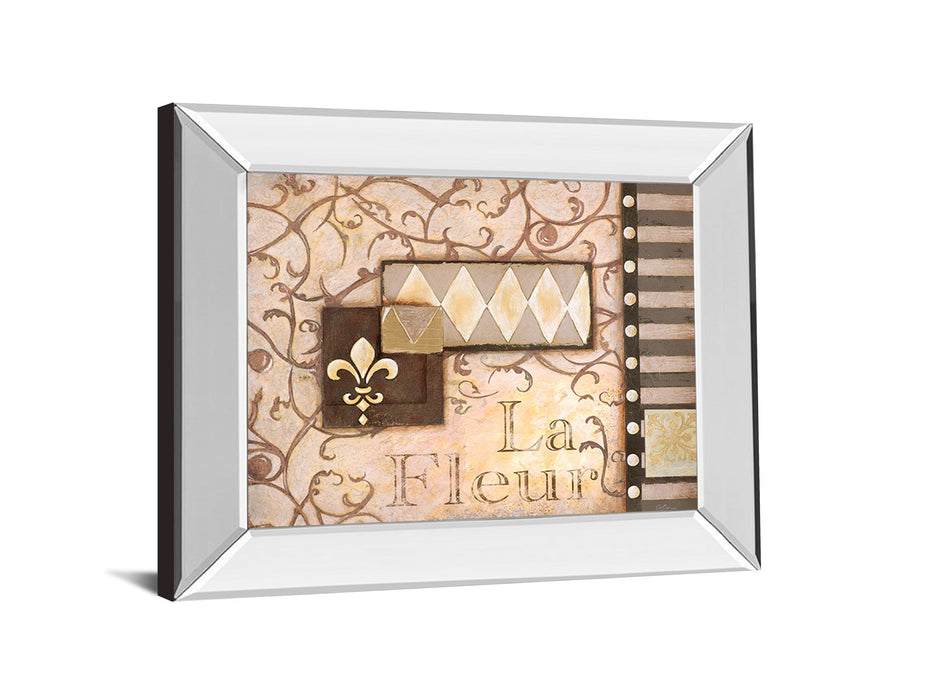 Golden Flourish - 22" x 26" Framed Wall Art