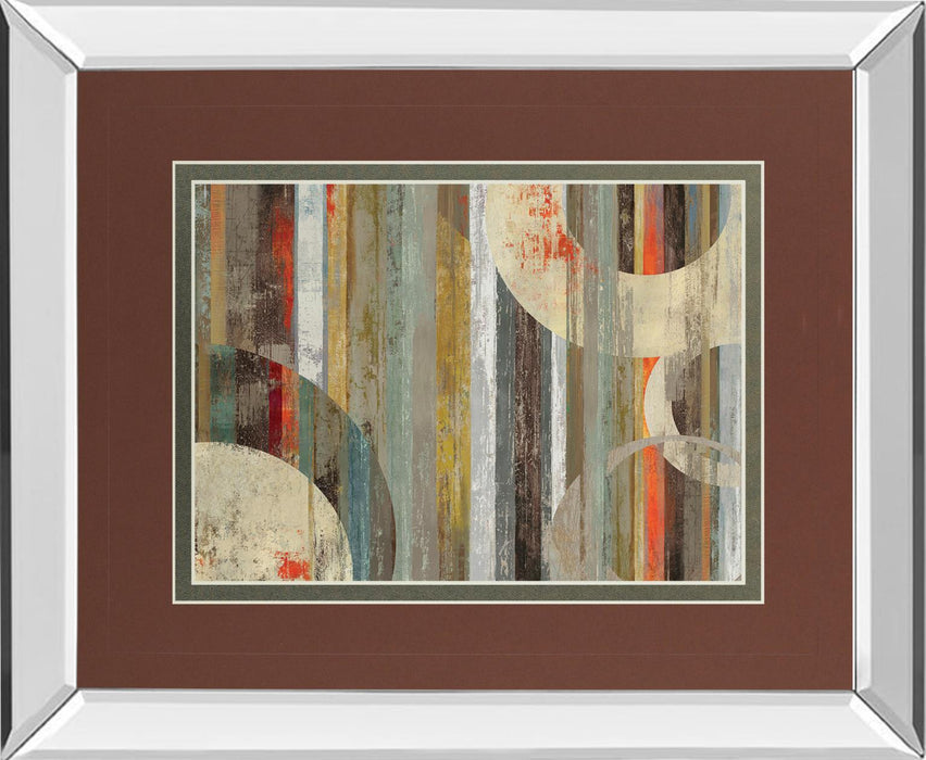 Retro Meridian - 34" x 40" Framed Wall Art