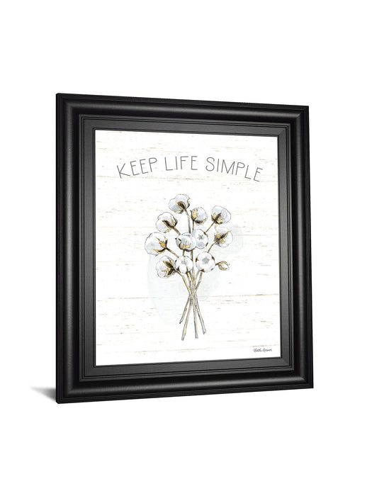 Farmhouse Cotton IV By Beth Grove - Framed Print Wall Art - White