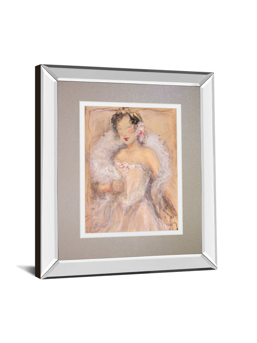 Stole My Heart I By Dupre - Mirror Framed Print Wall Art - Pink