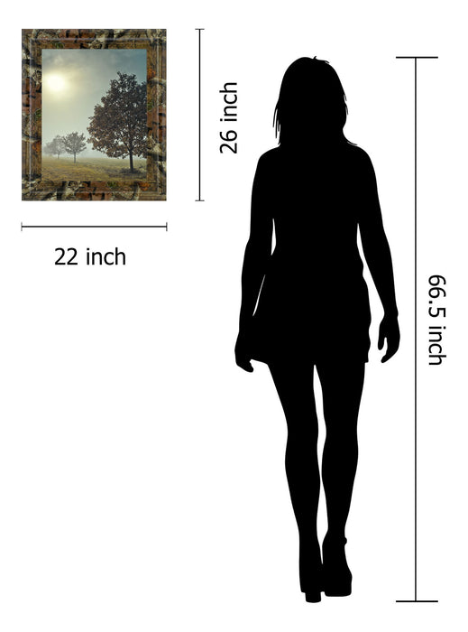 It's A New Day By Frank, A - Framed Print Wall Art - Dark Green