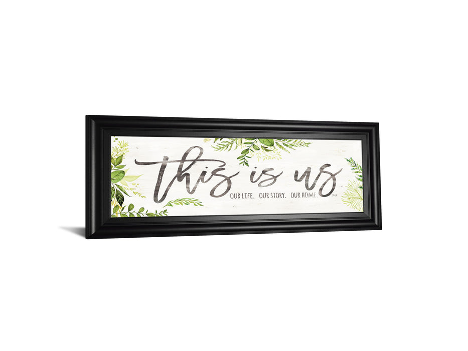This Is Us By Marla Rae - Framed Print Wall Art - White