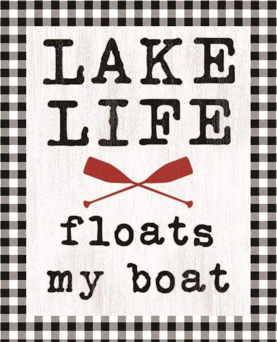 Framed Small - Lake Life By Dogwood Portfolio - Beige