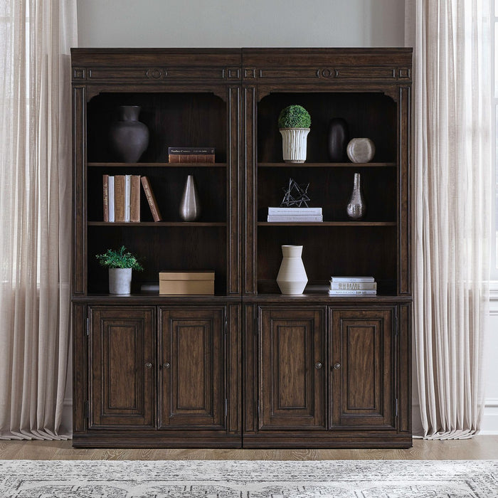 Provence Park - 2 Piece Bunching Bookcase Set - Brown