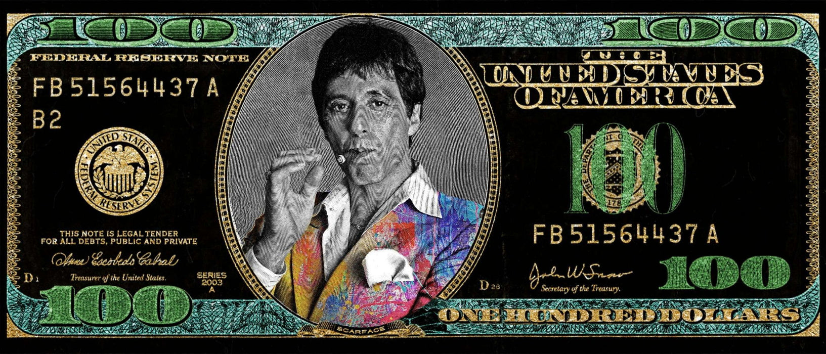 Color Burst Icon - 28" x 63" Framed Wall Art