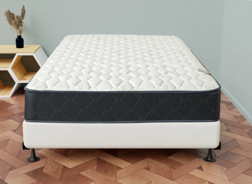 Medium Quilted Mattress with Foundation