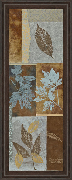 Fusion Panel I By Jeni Lee - Framed Print Wall Art - Light Brown